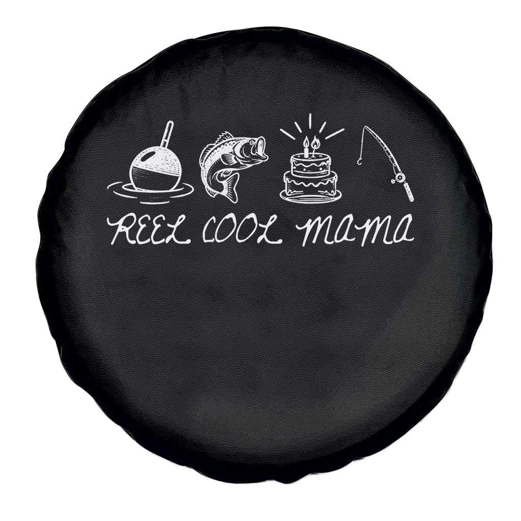 Reel Cool Mama Spare Tire Cover Funny Fishing Mom Birthday Gift TS12 Print Your Wear