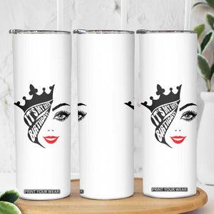 Its My 20th Birthday Skinny Tumbler Birthday Queen Crown Gift For Women TS12 Print Your Wear