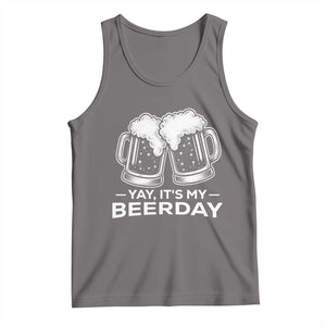 Yay Its My Beerday Tank Top Funny Birthday Party Gift For Beer Lovers