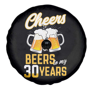 30th Birthday Party Gift Spare Tire Cover Cheers Beers To My 30 Years