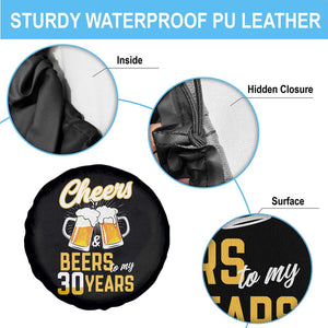 30th Birthday Party Gift Spare Tire Cover Cheers Beers To My 30 Years