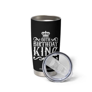 60th Birthday King Royal Crown Graphic For Men Tumbler Cup TS12 Print Your Wear