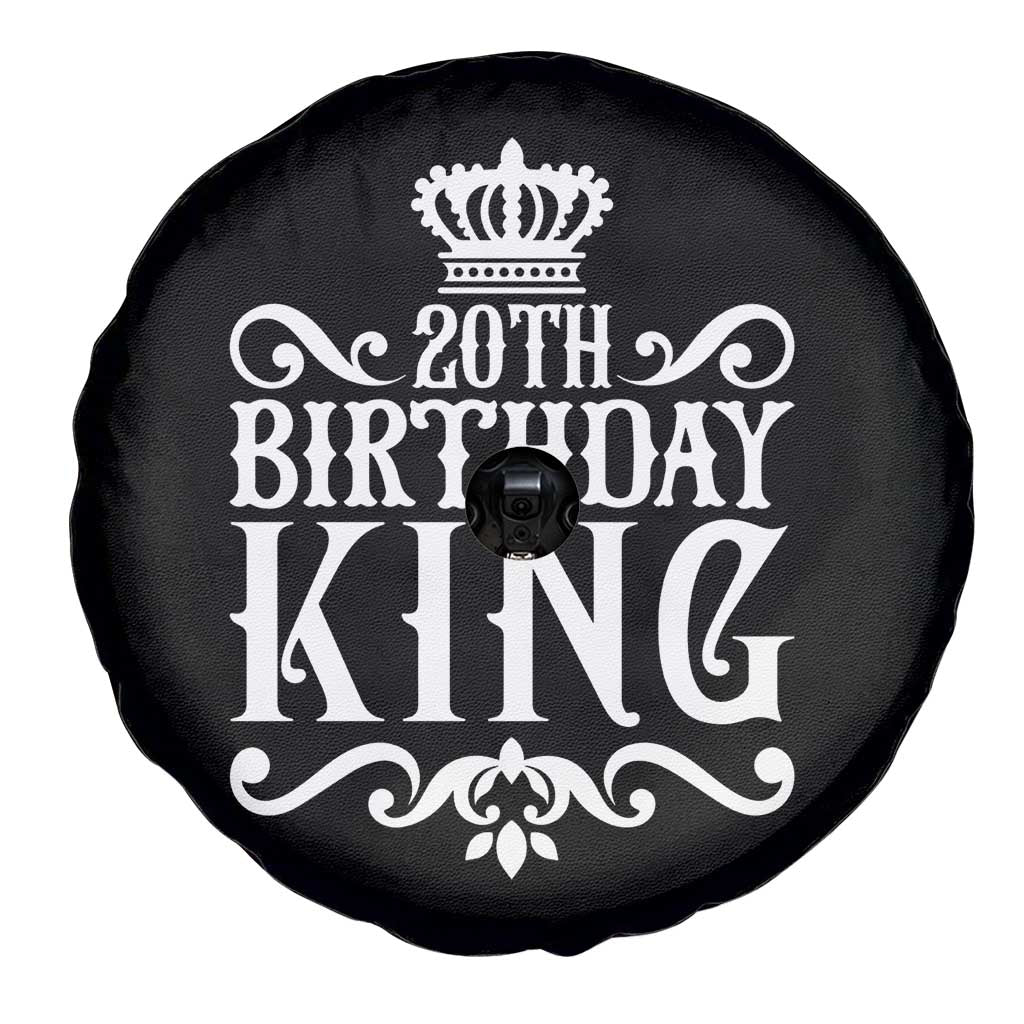 20th Birthday King Crown Gift For Men Spare Tire Cover
