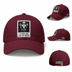 50 Years Ago I Was The Fastest Baseball Cap Funny 50th Birthday Gift TS12 Baseball Cap Universal Fit Maroon Print Your Wear
