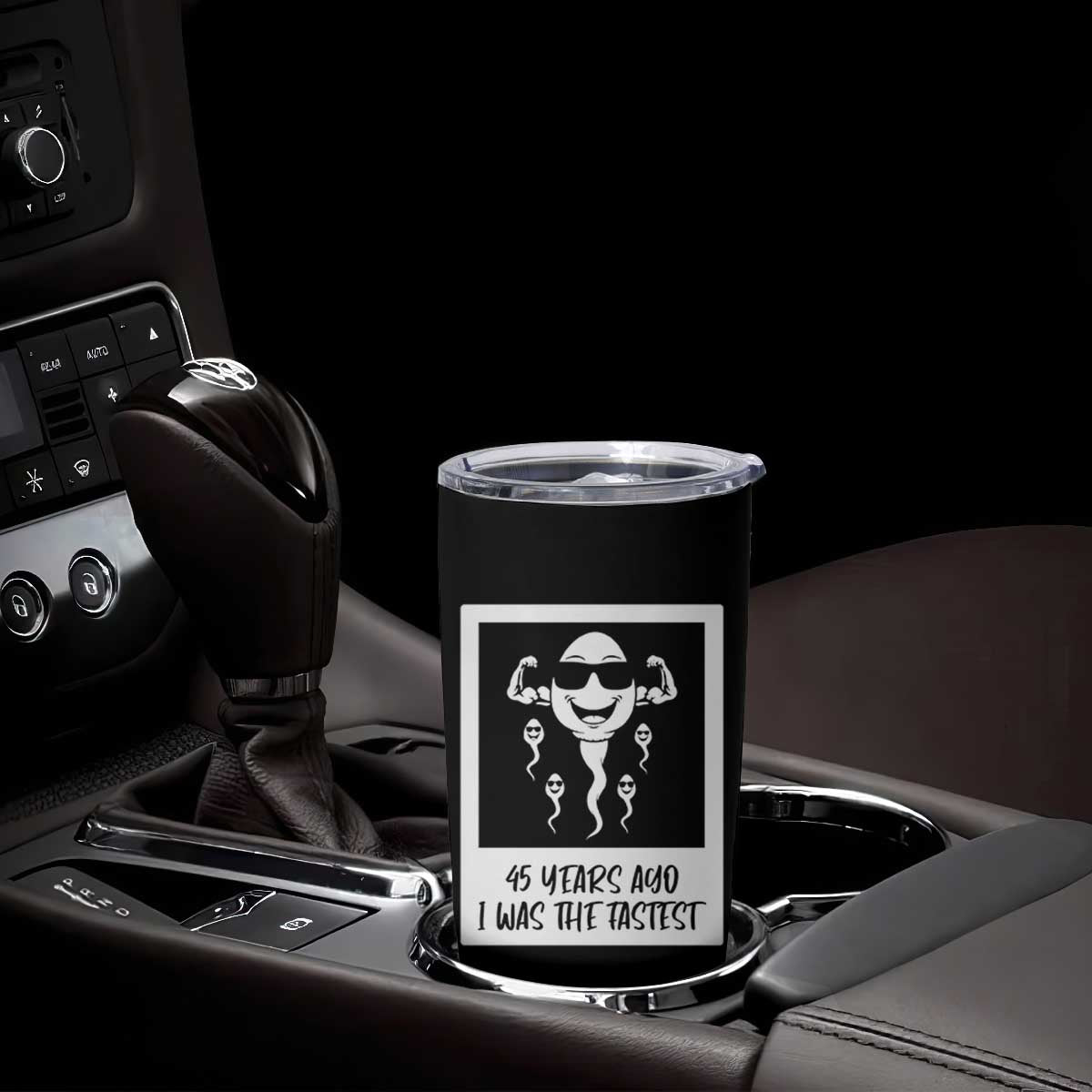 45 Years Ago I Was The Fastest Tumbler Cup Funny 45th Birthday Gift TS12 Print Your Wear