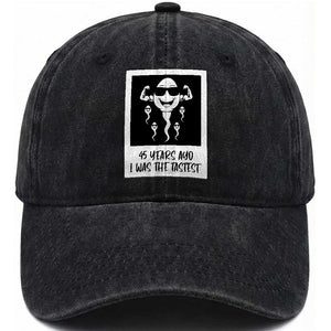 45 Years Ago I Was The Fastest Washed Cotton Baseball Cap Funny 45th Birthday Gift