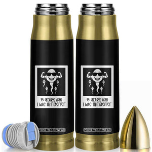 35 Years Ago I Was The Fastest Bullet Tumbler Hilarious 35th Birthday Party Graphic TS12 Black Print Your Wear
