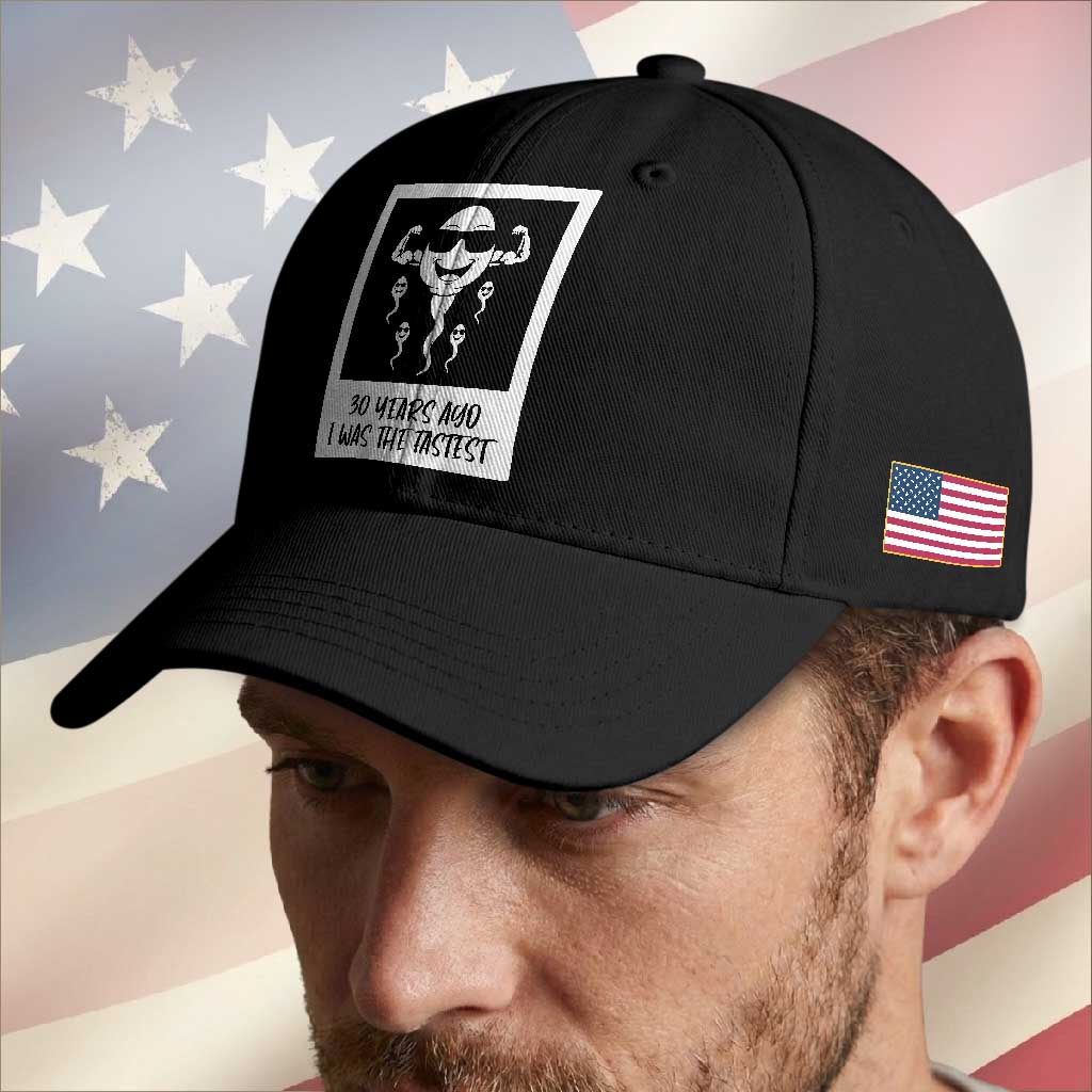 30 Years Ago I Was The Fastest Baseball Cap Funny 30th Birthday Gift Idea TS12 Print Your Wear