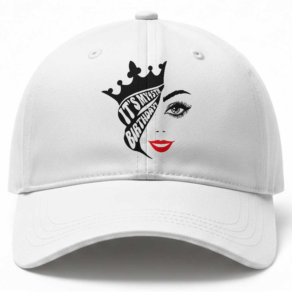 Its My 45th Birthday Baseball Cap Birthday Queen Crown Gift For Women TS12 Print Your Wear