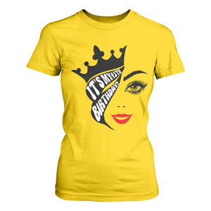 Its My 45th Birthday T Shirt For Women Birthday Queen Crown Gift For Women TS12 Daisy Print Your Wear