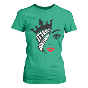 Its My 45th Birthday T Shirt For Women Birthday Queen Crown Gift For Women TS12 Irish Green Print Your Wear
