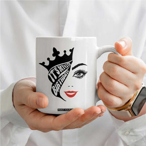 Its My 45th Birthday Coffee Mug Birthday Queen Crown Gift For Women TS12 Print Your Wear