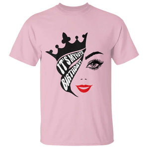 Its My 40th Birthday T Shirt Birthday Queen Crown Gift For Women TS12 Light Pink Print Your Wear
