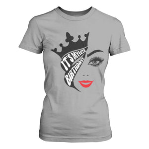 Its My 40th Birthday T Shirt For Women Birthday Queen Crown Gift For Women TS12 Sport Gray Print Your Wear