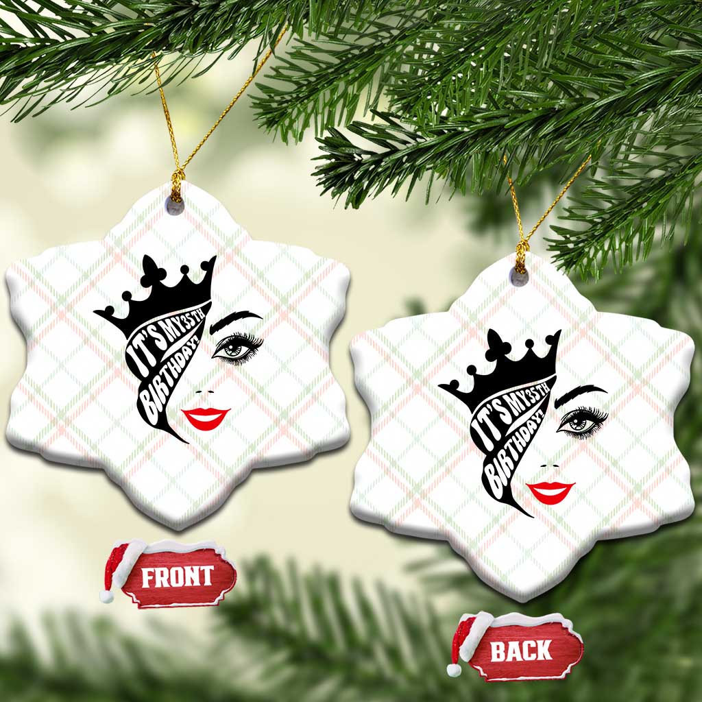 Its My 35th Birthday Ceramic Ornament Birthday Queen Crown Gift For Women TS12 Print Your Wear