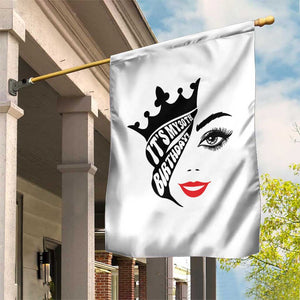 Its My 30th Birthday Garden Flag Birthday Queen Crown Gift For Women TS12 Print Your Wear