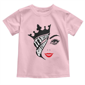 Its My 30th Birthday Toddler T Shirt Birthday Queen Crown Gift For Women TS12 Light Pink Print Your Wear