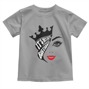 Its My 30th Birthday Toddler T Shirt Birthday Queen Crown Gift For Women TS12 Sport Gray Print Your Wear