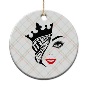 Its My 25th Birthday Ceramic Ornament Birthday Queen Crown Gift For Women TS12 1pc Christmas Plaid Print Your Wear