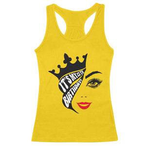 Its My 25th Birthday Racerback Tank Top Birthday Queen Crown Gift For Women TS12 Daisy Print Your Wear
