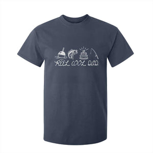 Reel Cool Dad T Shirt For Kid Funny Fishing Dad Birthday Gift TS12 Navy Print Your Wear