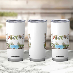 70th Birthday Fishing Tumbler Cup Fisherman Birthday Party Gift TS12 Print Your Wear