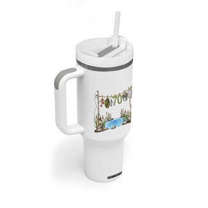 70th Birthday Fishing Tumbler With Handle Fisherman Birthday Party Gift TS12 Print Your Wear