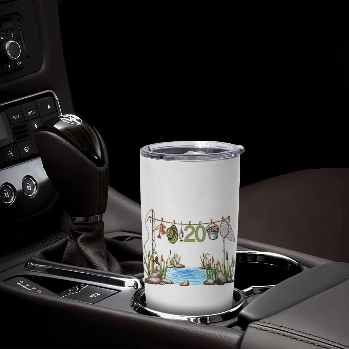 20th Birthday Fishing Tumbler Cup Fisherman Birthday Party Gift TS12 Print Your Wear