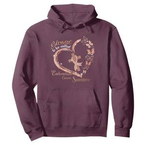 Endometrial Cancer Warrior Gift Hoodie Blessed To Be Called A Survivor