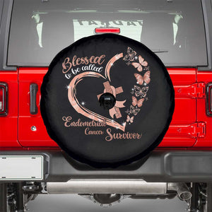 Endometrial Cancer Warrior Gift Spare Tire Cover Blessed To Be Called A Survivor