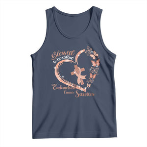 Endometrial Cancer Warrior Gift Tank Top Blessed To Be Called A Survivor