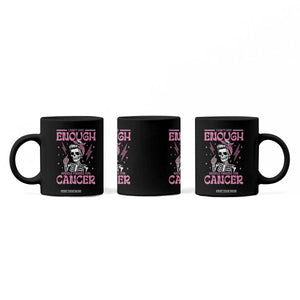 Funny Skeleton Breast Cancer Coffee Mug I Dont Have Enough Middle Fingers