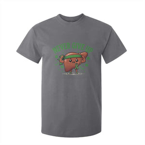 Liver Cancer Awareness Transplant Support T Shirt For Kid Never Give Up Nurse Gift
