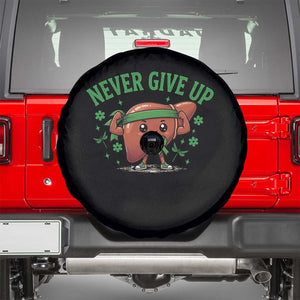 Liver Cancer Awareness Transplant Support Spare Tire Cover Never Give Up Nurse Gift