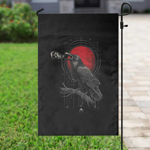 Horror Raven Garden Flag F Caw F Gothic Blood Moon Halloween TS12 Print Your Wear