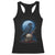 Horror Raven On Skull Racerback Tank Top Full Moon Gothic Art TS12 Black Print Your Wear