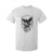 Gothic Raven On Skull With Full Moon T Shirt For Kid TS12 White Print Your Wear