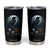 Halloween Gothic Raven Tumbler Cup Full Moon Horror Art TS12 Black Print Your Wear