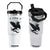 Funny Raven Bird Full Moon Art F Caw F Joke Flip Straw Tumbler TS12 One Size: 30 oz White Print Your Wear