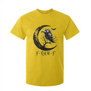 Funny Raven Bird T Shirt For Kid F Caw F Joke Moon Sarcastic Humor Art TS12 Daisy Print Your Wear