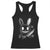 Funny Creepy Bunny With Knife Racerback Tank Top Cute Horror Aesthetic TS12 Black Print Your Wear