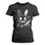 Funny Creepy Bunny With Knife T Shirt For Women Cute Horror Aesthetic TS12 Black Print Your Wear