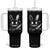 Funny Creepy Bunny With Knife Tumbler With Handle Cute Horror Aesthetic TS12 One Size: 40 oz Black Print Your Wear