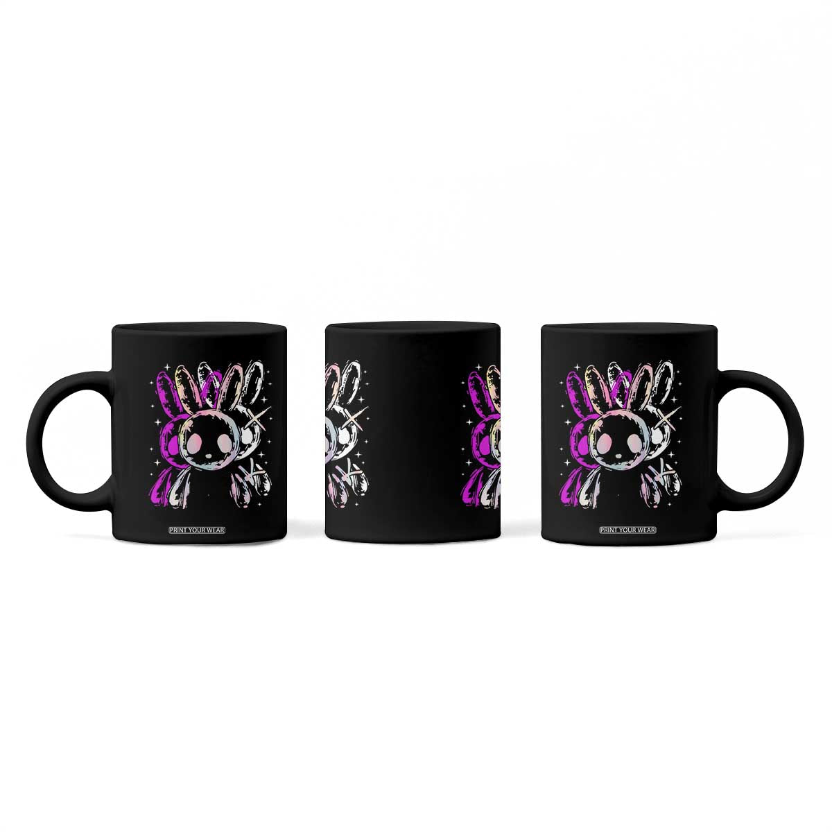 Horror Cute Bunny Rabbit Coffee Mug Horror Aesthetic TS12 Print Your Wear