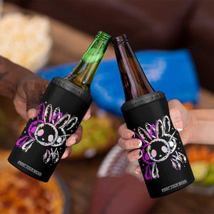 Horror Cute Bunny Rabbit 4 in 1 Can Cooler Tumbler Horror Aesthetic TS12 Print Your Wear