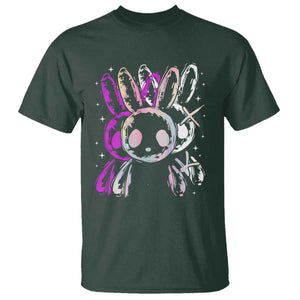 Horror Cute Bunny Rabbit T Shirt Horror Aesthetic TS12 Dark Forest Green Print Your Wear