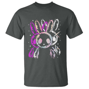 Horror Cute Bunny Rabbit T Shirt Horror Aesthetic TS12 Dark Heather Print Your Wear