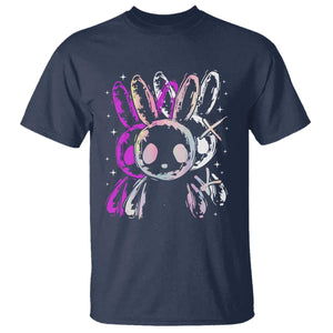Horror Cute Bunny Rabbit T Shirt Horror Aesthetic TS12 Navy Print Your Wear