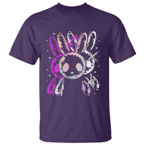 Horror Cute Bunny Rabbit T Shirt Horror Aesthetic TS12 Purple Print Your Wear