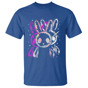 Horror Cute Bunny Rabbit T Shirt Horror Aesthetic TS12 Royal Blue Print Your Wear